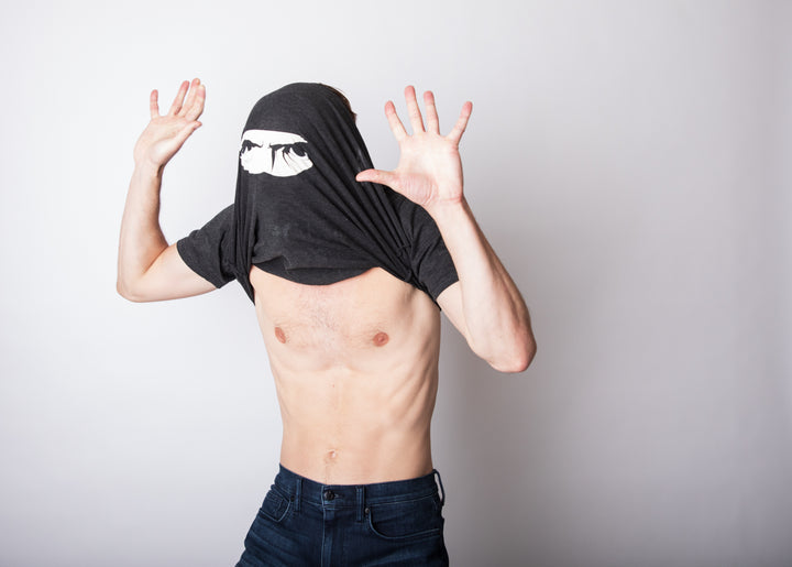 Ask Me About My Ninja Disguise Flip Men's T Shirt