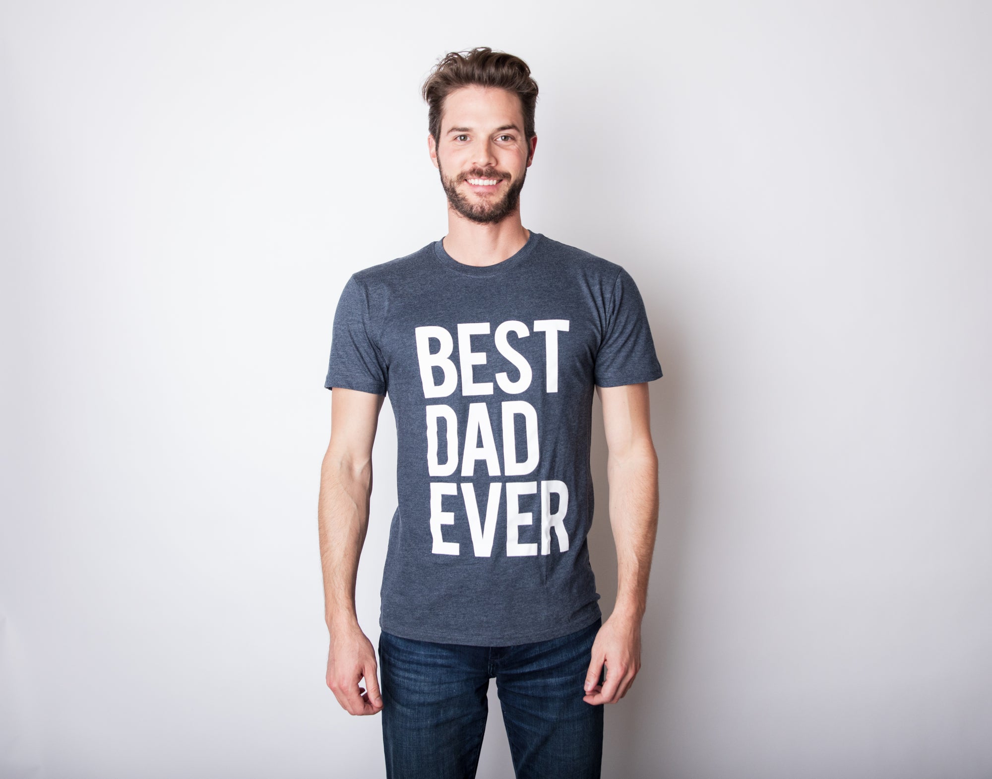 Funny Best Dad Ever Mens T Shirt Nerdy Father's Day Tee