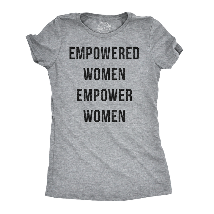 Funny Light Heather Grey Womens T Shirt Nerdy Political Tee
