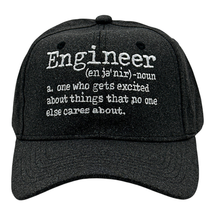 Funny Black - Engineer Engineer Definition Nerdy science sarcastic Tee