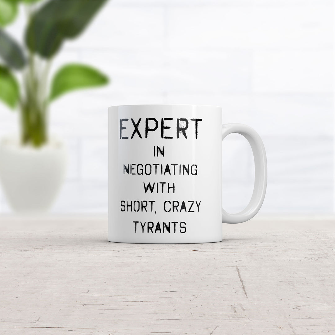 Expert In Negotiating With Short Crazy Tyrants Mug