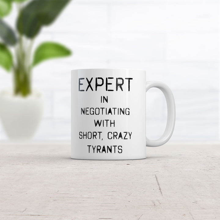 Expert In Negotiating With Short Crazy Tyrants Mug