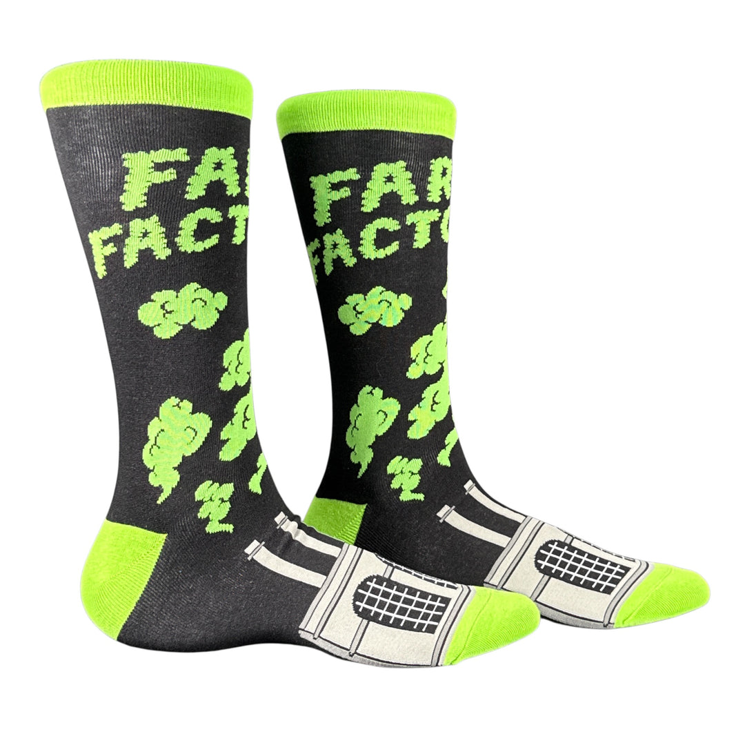 Funny Multi - Fart Factory Fart Factory Sock Nerdy Toilet Tee