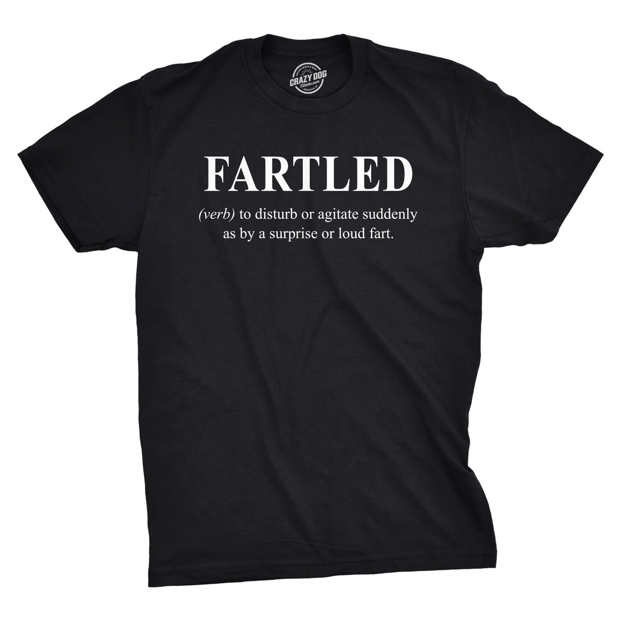 Funny Heather Black - Fartled Fartled Mens T Shirt Nerdy Sarcastic toilet Tee