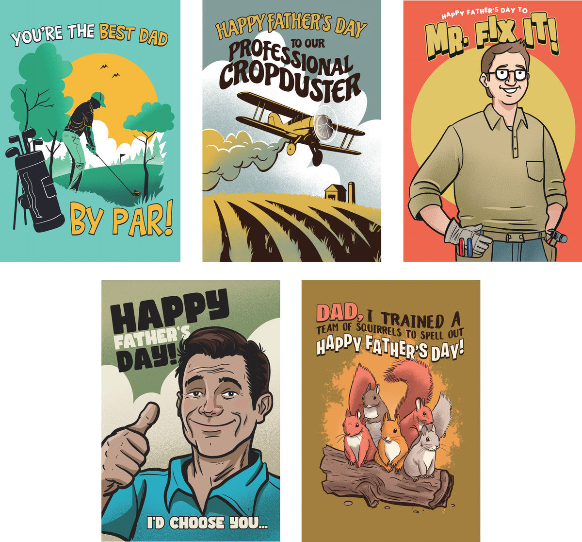 Funny Combo Father&#39;s Day Cards Nerdy Father&#39;s Day Tee