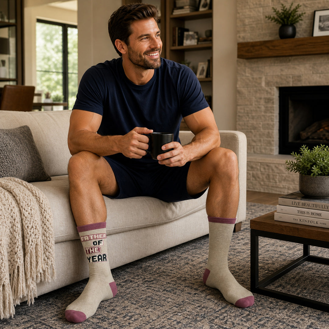 Father Of The Year Socks