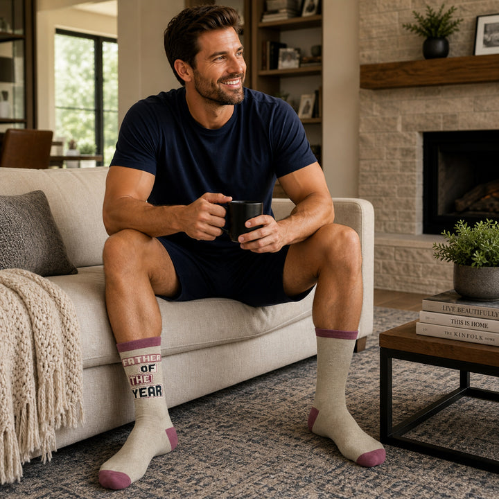 Father Of The Year Socks