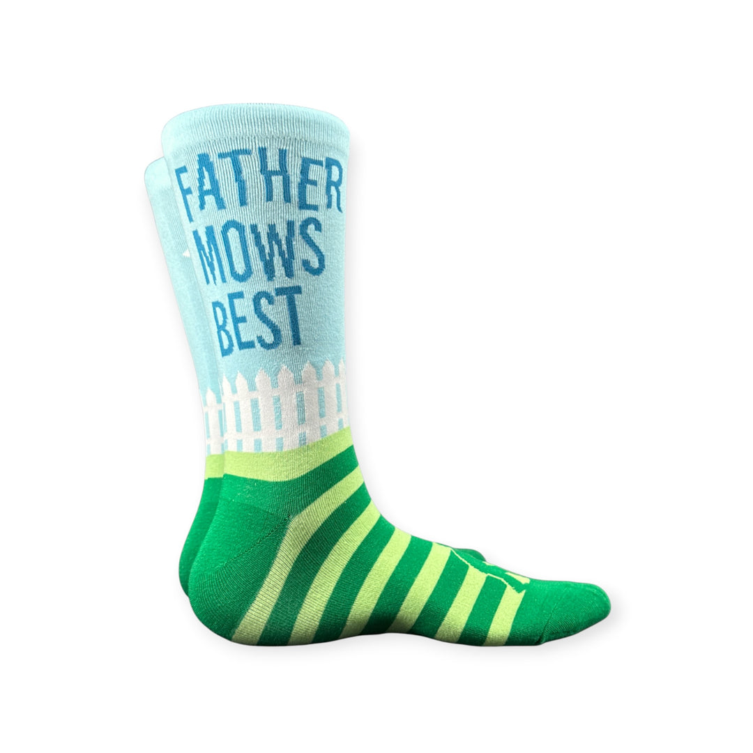 Funny Multi - Father Mows Best Father Mows Best Sock Nerdy Father's Day Tee