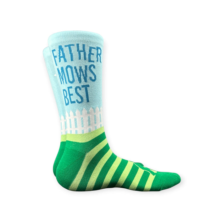 Funny Multi - Father Mows Best Father Mows Best Sock Nerdy Father's Day Tee