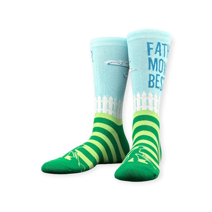 Father Mows Best Socks