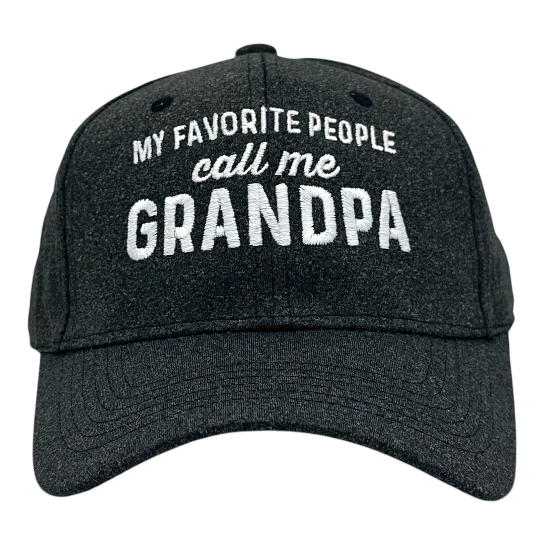 Funny Black - Call Me Grandpa My Favorite People Call Me Grandpa Nerdy Father's Day Tee