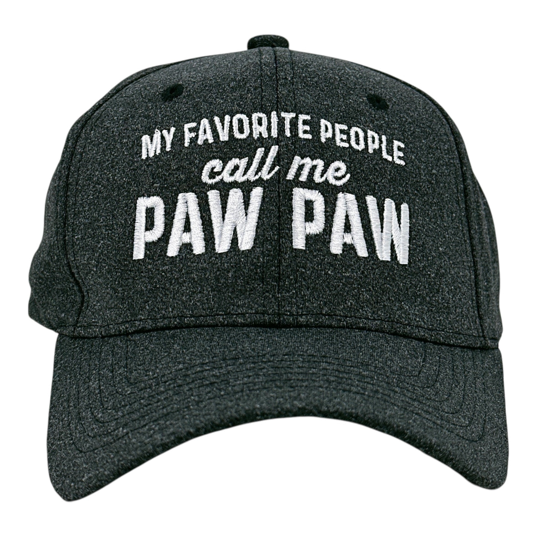 Funny Heather Black - Call Me Paw Paw My Favorite People Call Me Paw Paw Nerdy Father's Day Grandfather Tee