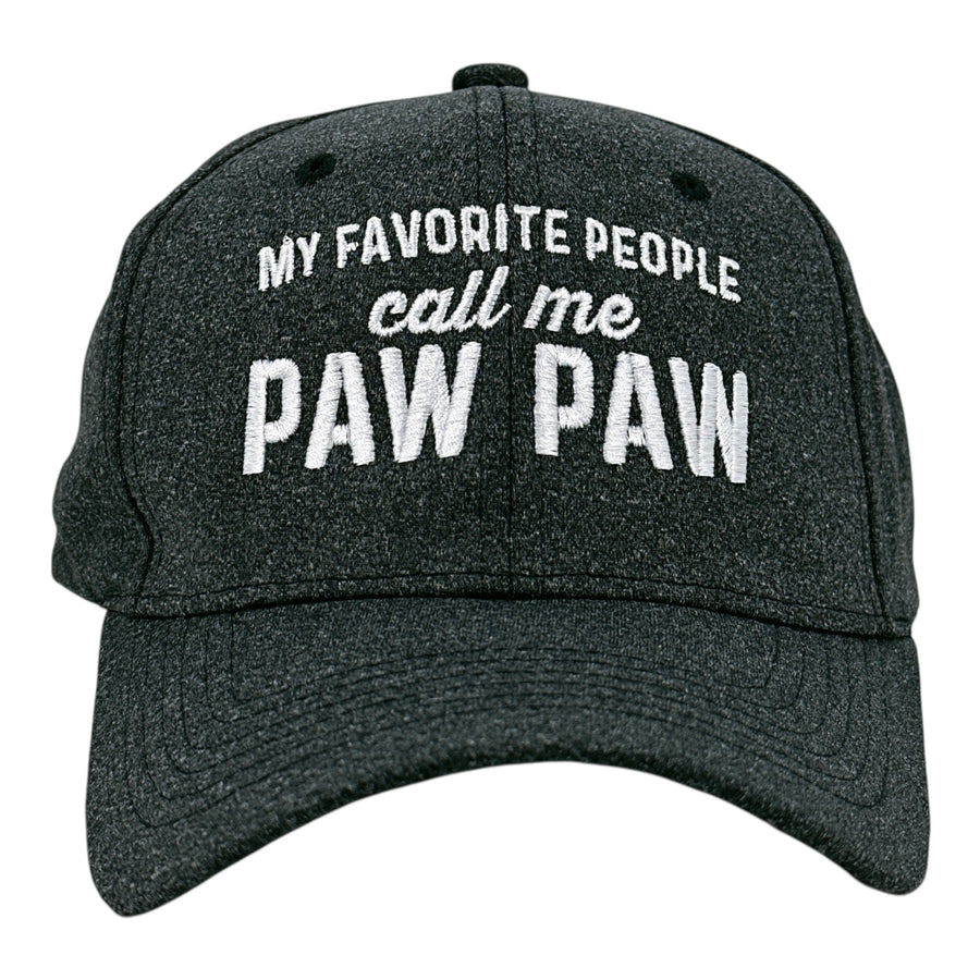 Funny Heather Black - Call Me Paw Paw My Favorite People Call Me Paw Paw Nerdy Father's Day Grandfather Tee