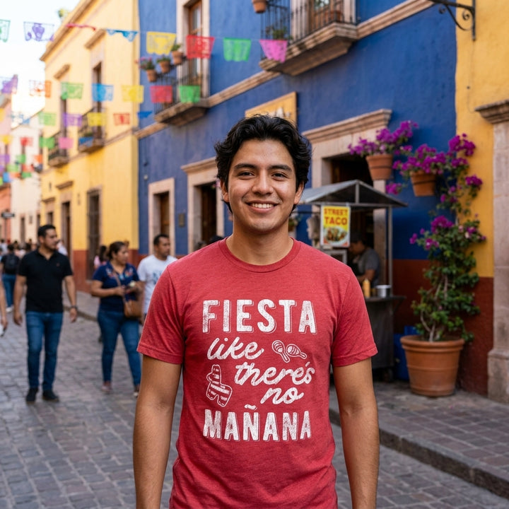 Fiesta Like There's No Manana Men's T Shirt