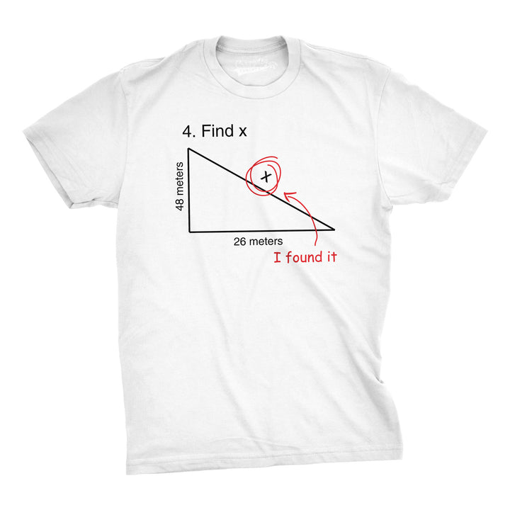 Funny White - Find X Find X Mens T Shirt Nerdy Science Tee