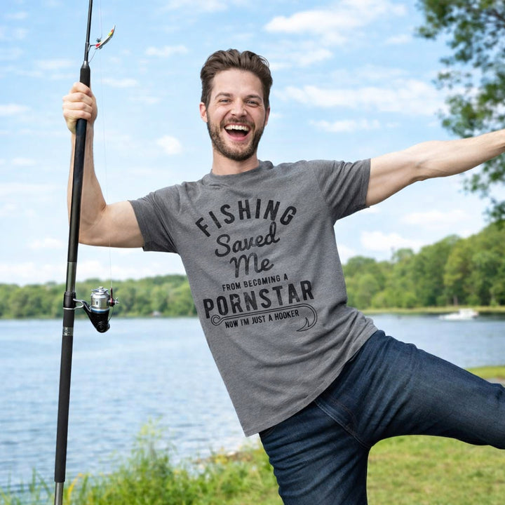 Fishing Saved Me Men's T Shirt
