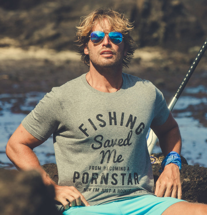 Fishing Saved Me Men's T Shirt