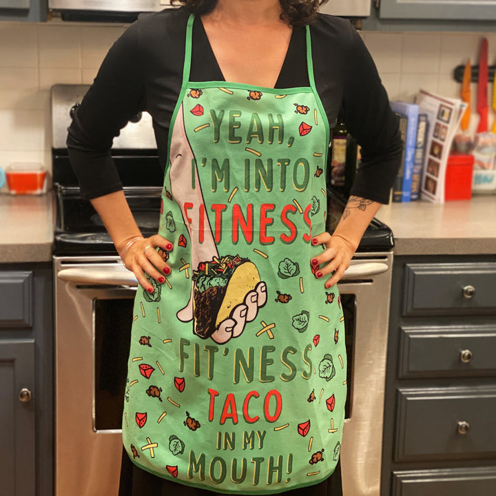 Fitness Taco Oven Mitt + Apron Bakeware