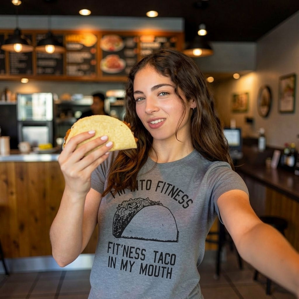 Fitness Taco In My Mouth Women's T Shirt