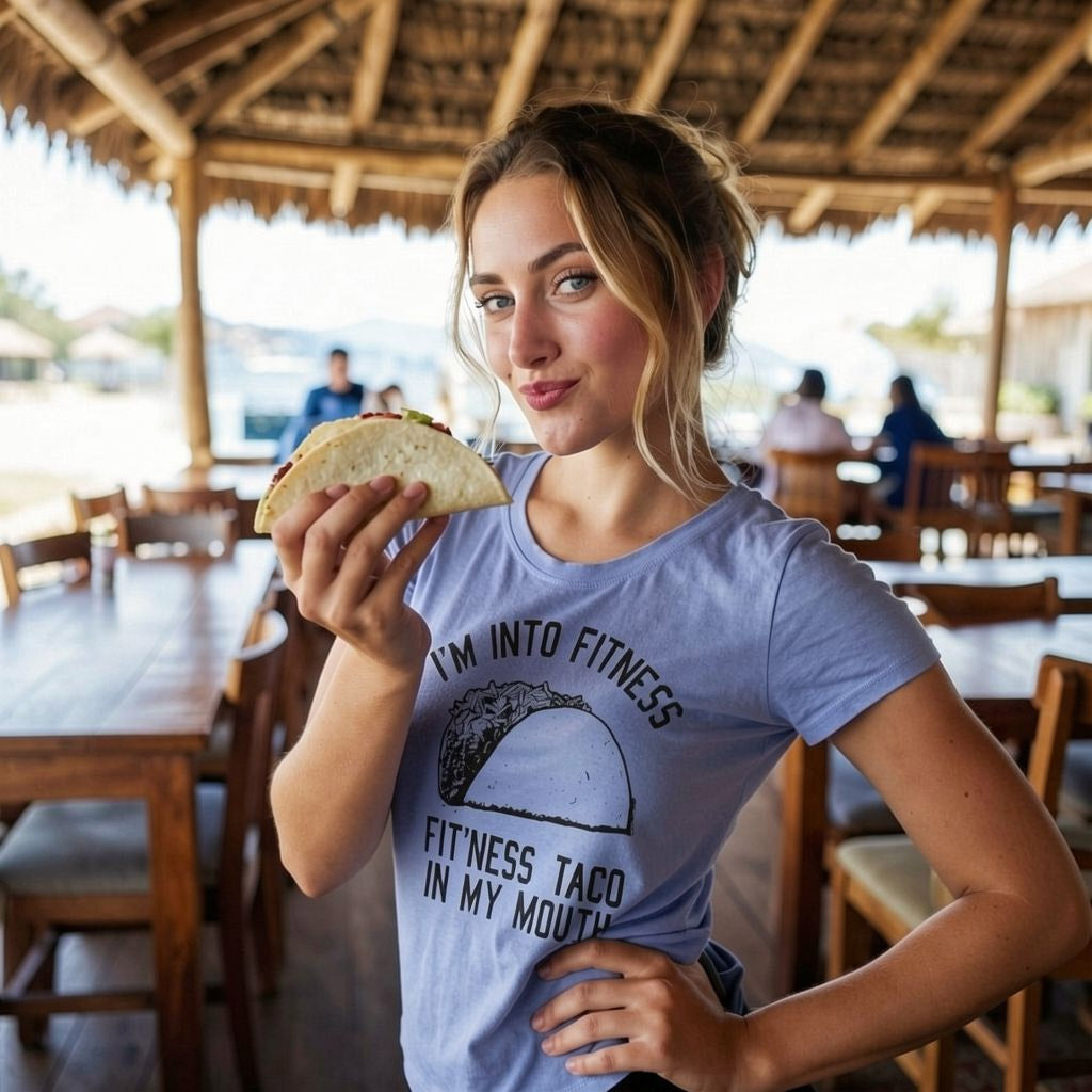 Fitness Taco In My Mouth Women's T Shirt