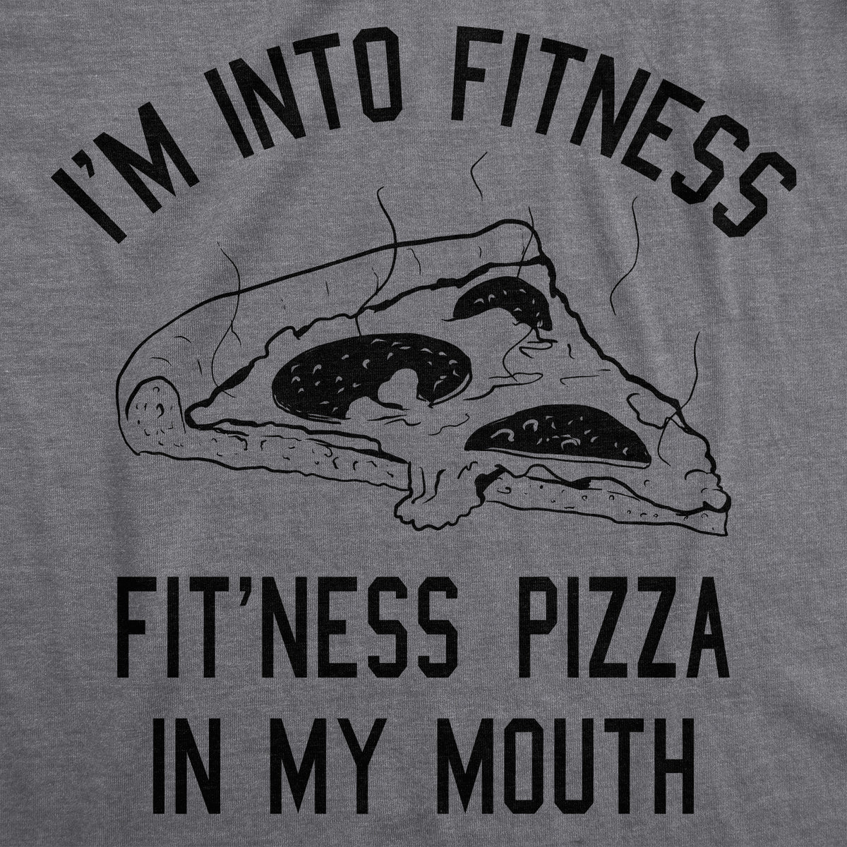 Fitness Pizza In My Mouth Women&#39;s T Shirt