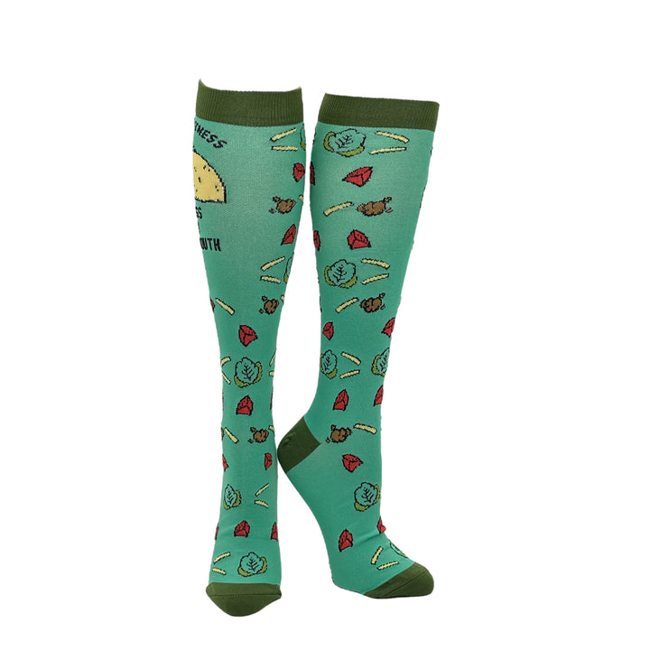 Im Into Fitness Taco In My Mouth Compression Socks