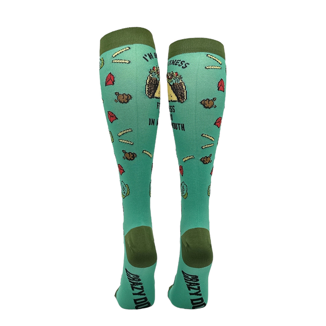 Im Into Fitness Taco In My Mouth Compression Socks