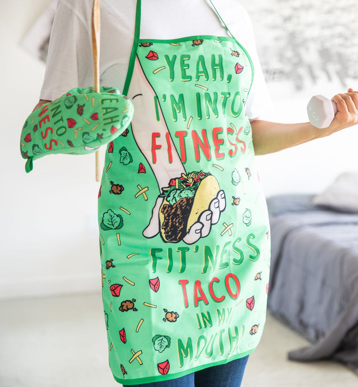 Fitness Taco Oven Mitt + Apron Bakeware