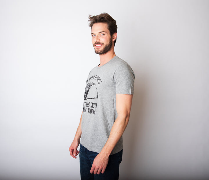Fitness Taco In My Mouth Men's T Shirt