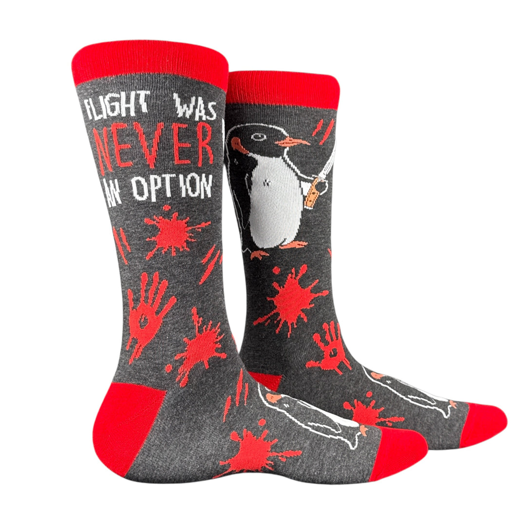Funny Flight Never Option Flight Was Never An Option Sock Nerdy Animal Tee