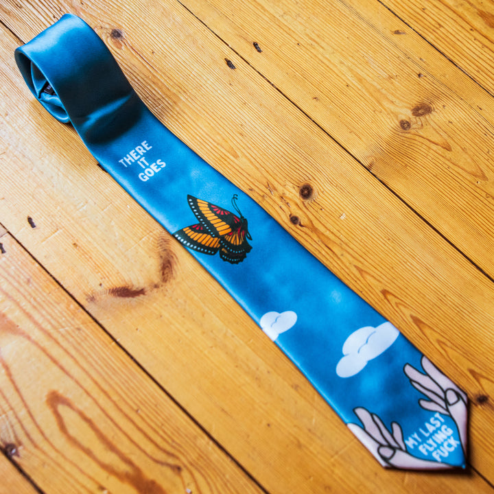 There Goes My Last Flying Fuck Neck Tie Tie