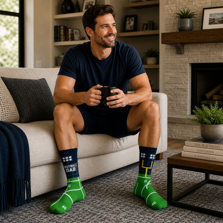 Men's Football Dad Socks