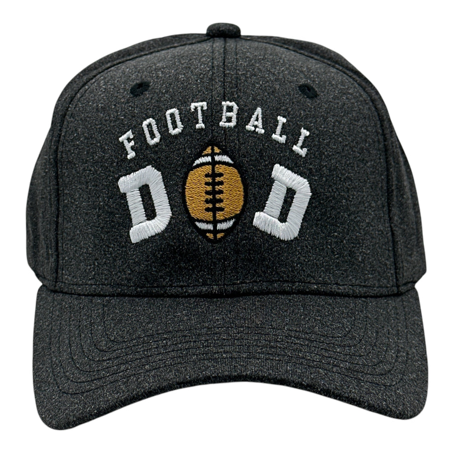 Funny Black - Football Dad Football Dad Nerdy Father's Day Football Tee