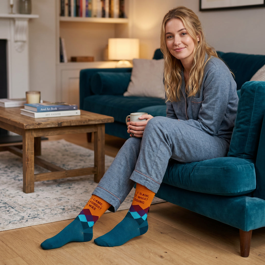 Womens I Came I Saw I Forgot What I Was Doing Socks