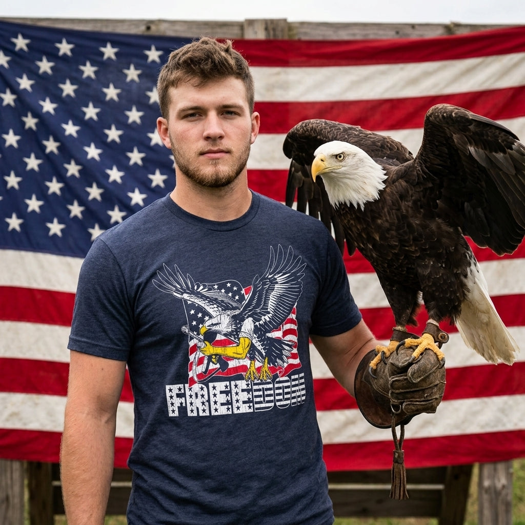 Freedom Eagle Men's T Shirt