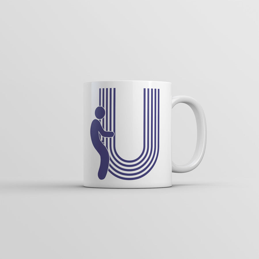 Funny White FU Coffee Mug Nerdy Sarcastic sex Tee
