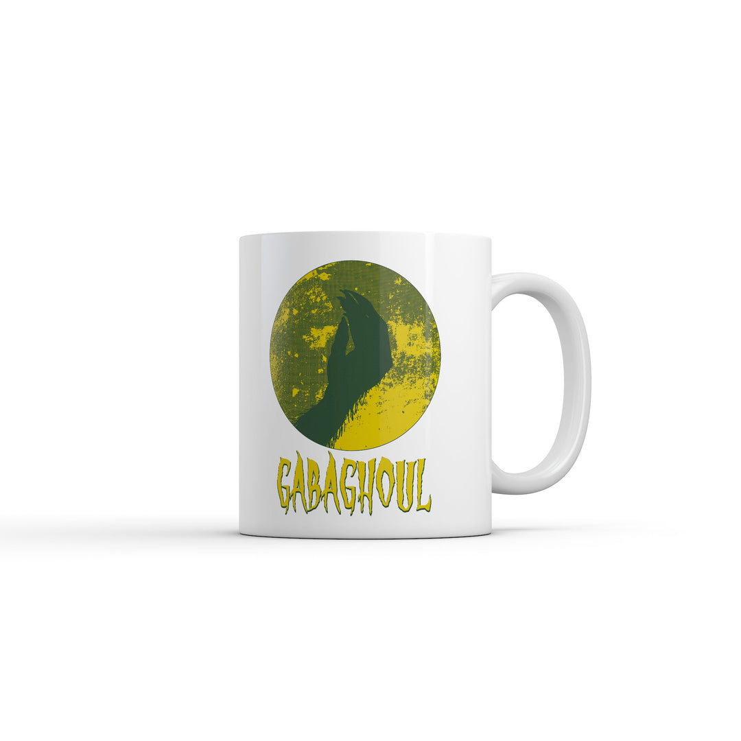 Funny White Gabaghoul Coffee Mug Nerdy Halloween Sarcastic Tee
