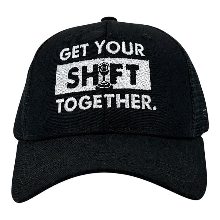 Funny Heather Black - Get Your Shift Together Get Your Shift Together Nerdy Mechanic Tee