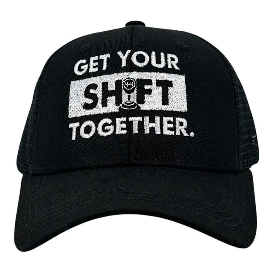 Funny Heather Black - Get Your Shift Together Get Your Shift Together Nerdy Mechanic Tee