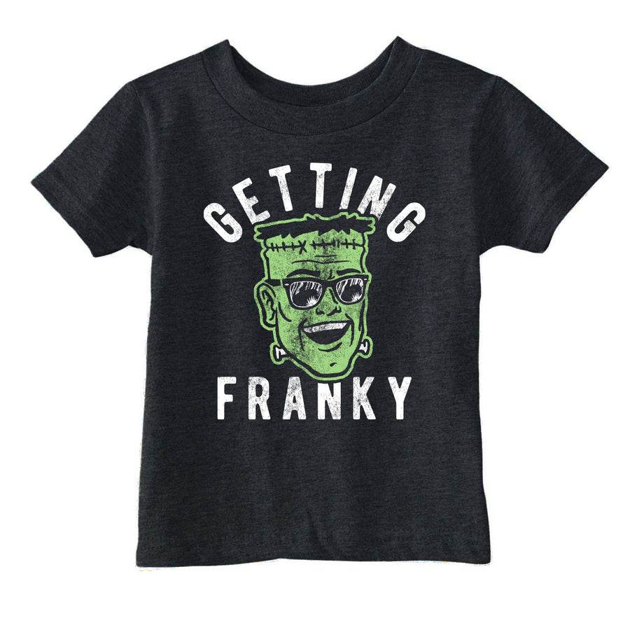 Funny Black Getting Franky Toddler T Shirt Nerdy Halloween Tee
