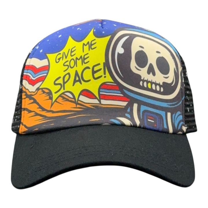 Funny Trucker Black - Give Me Space Give Me Some Space Nerdy space Tee