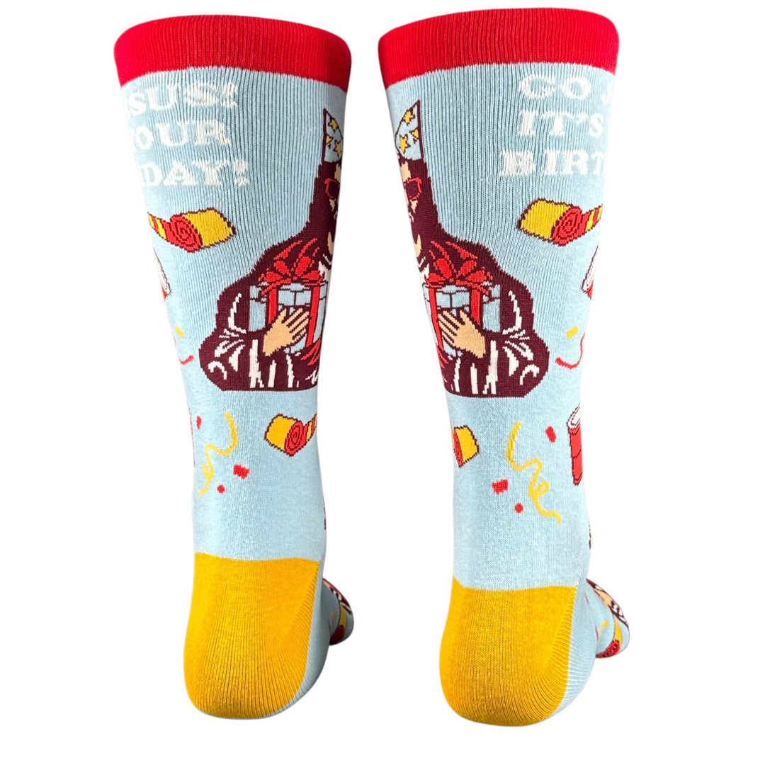 Go Jesus Its Your Birthday Socks