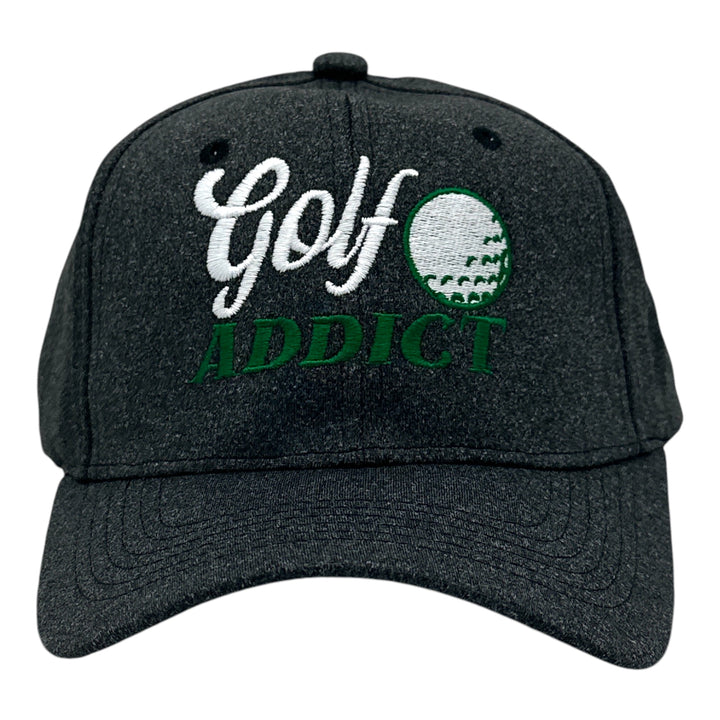 Funny Black - Golf Addict Golf Addict Nerdy Golf sarcastic Tee