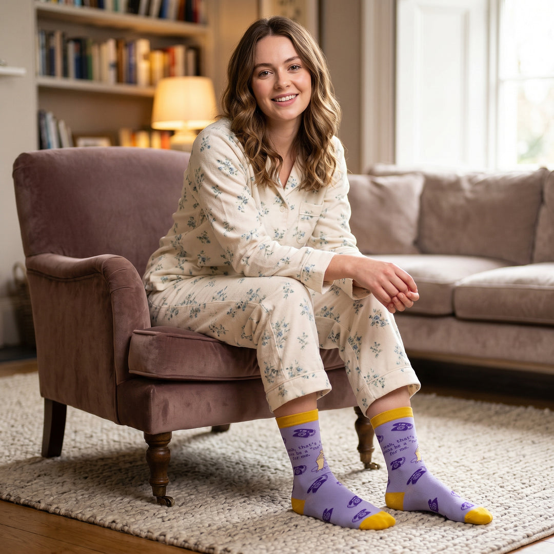 Womens Yeah That's Gonna Be A No For Me Socks