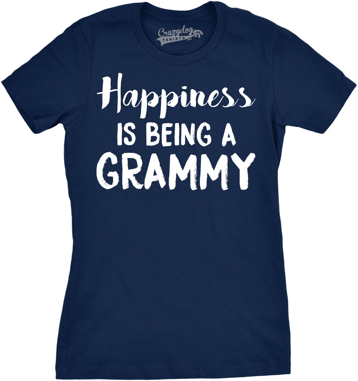 Funny Navy Happiness Is Being A Grammy Womens T Shirt Nerdy Mother&#39;s Day Grandmother Tee