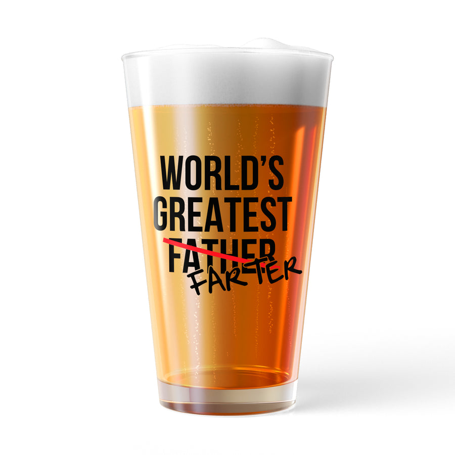 Funny White Worlds Greatest Farter Nerdy Father's Day Sarcastic Tee