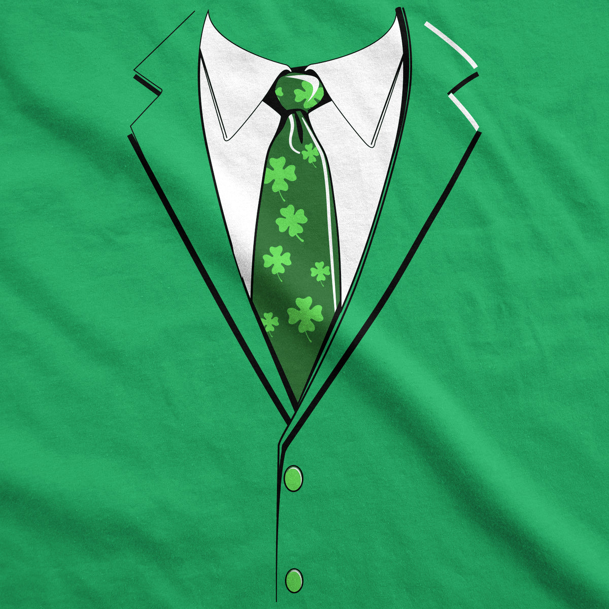 Green Irish Tuxedo Men s T Shirt