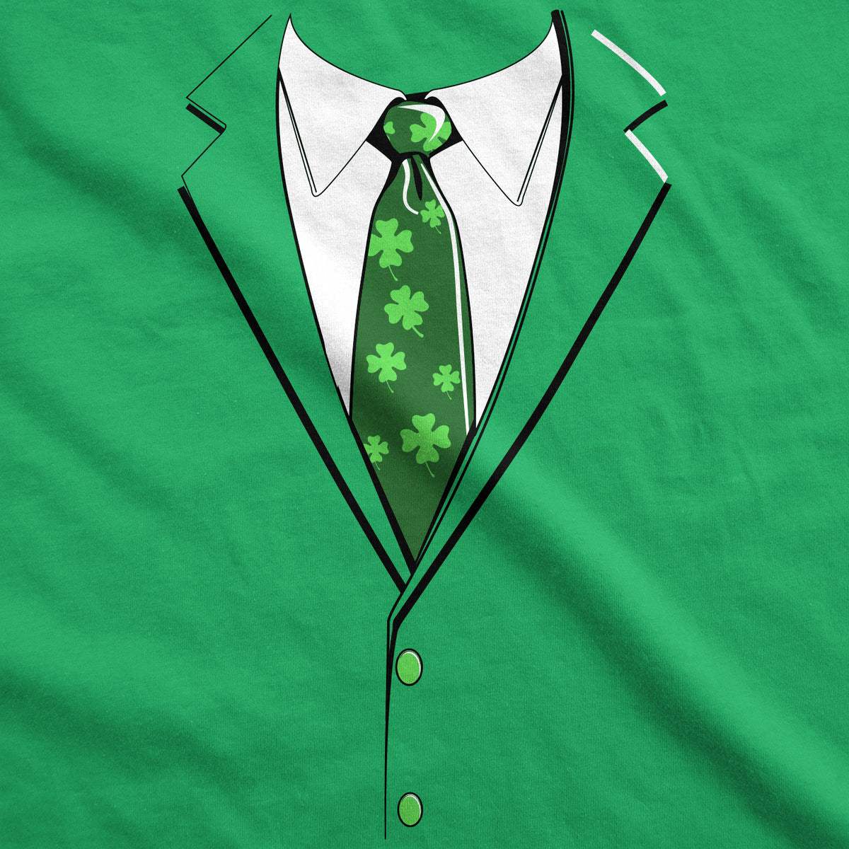 Green Irish Tuxedo Men&#39;s T Shirt