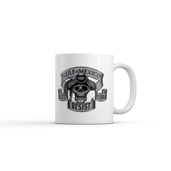 Funny White Gulf Of Mexico Resist Coffee Mug Nerdy Political Tee