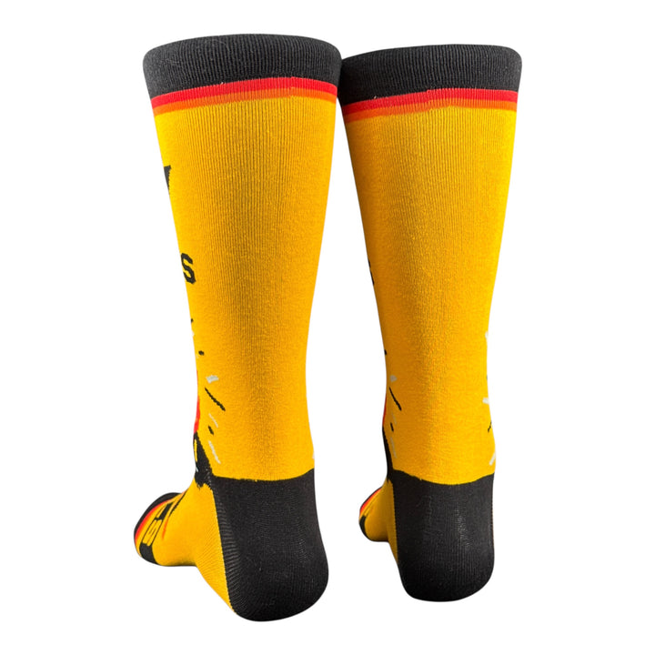 Just A Guy Who Turns On Grills Socks